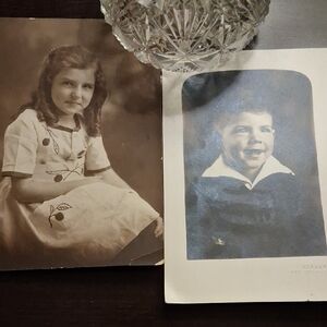 Vintage Black and White Portrait Set